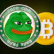 14% decrease in Pepe; Bitcoin returned to 68K